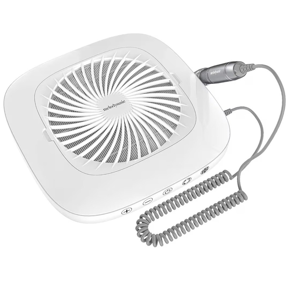 MelodySusie DR-3011A 2-in-1 Nail Dust Collector‎ & 30000RPM Electric Nail Drill